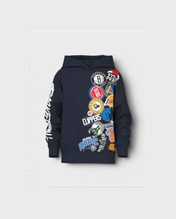 Name Nba Hoodie Dark Saphhire Til Drenge