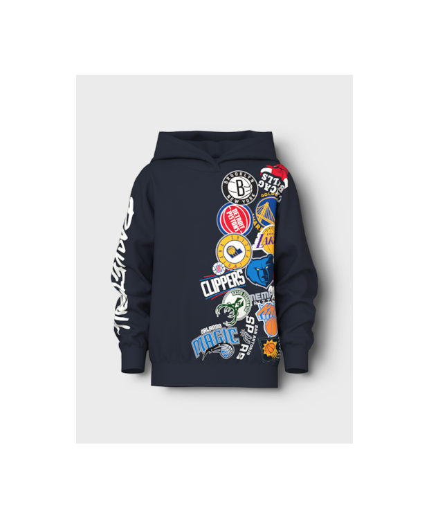 Name Nba Hoodie Dark Saphhire Til Drenge