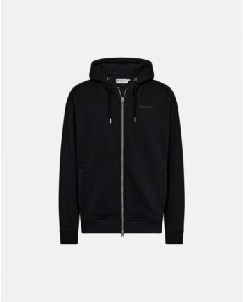 Resterds Pete Zip Hoodie Sort Til Herre
