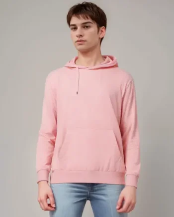 Hoodie Flot Rosa Til Manden Lækker Kvalitet