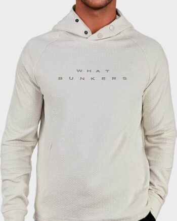 What Bunkers Cameron Camden Hoodie Herre Pullover Beige Str