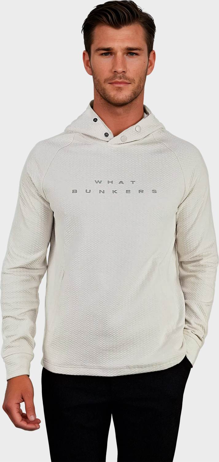 What Bunkers Cameron Camden Hoodie Herre Pullover Beige Str